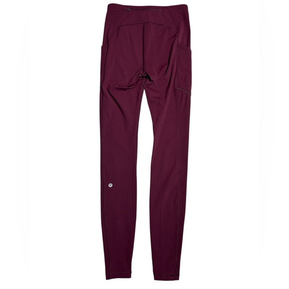 Lululemon Speed Up Tight Tall 31" in Burgundy, Size 4, Style: W5BP1T - Picture 7 of 12